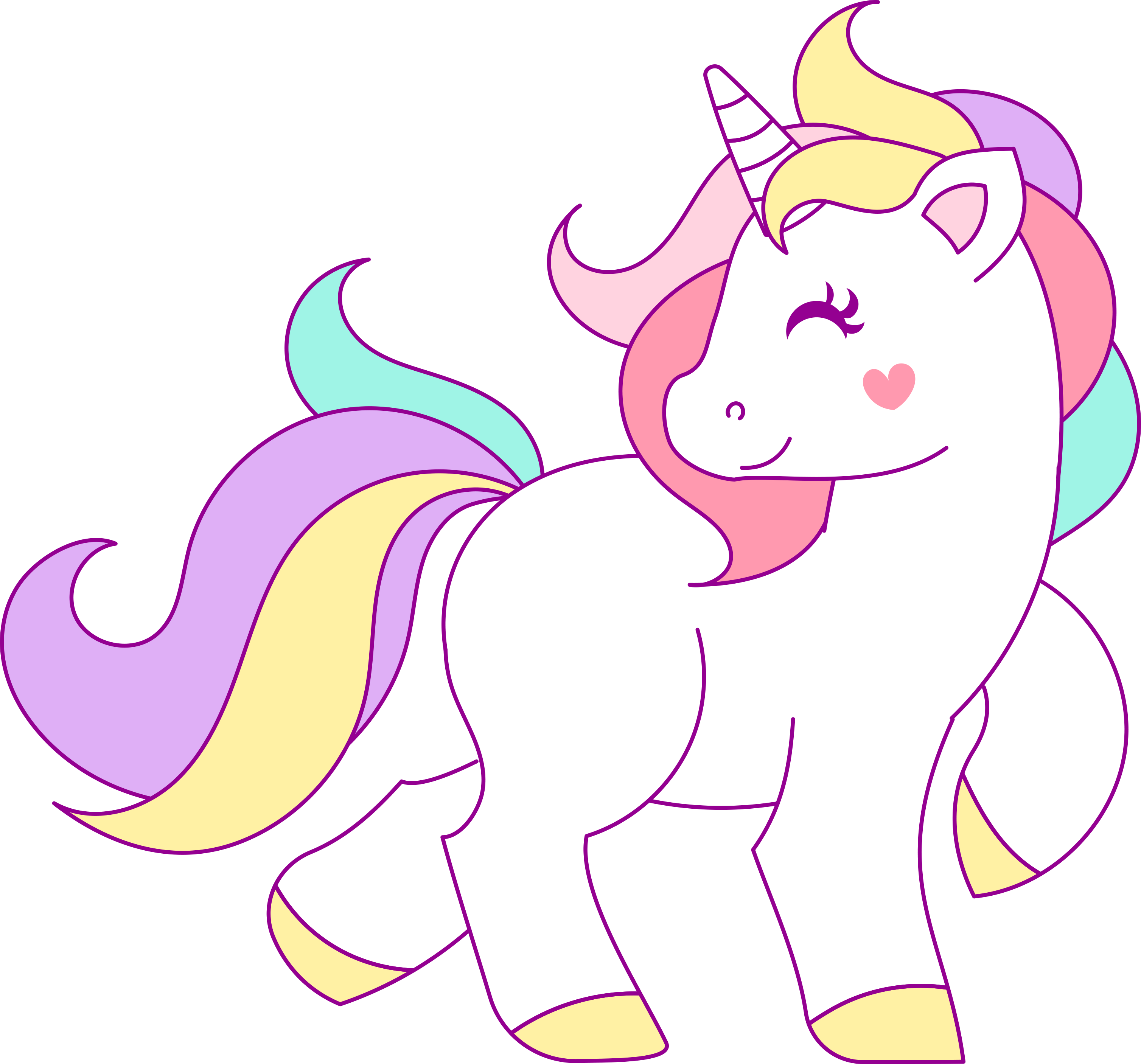 Unicorn Clipart Transparent_907635