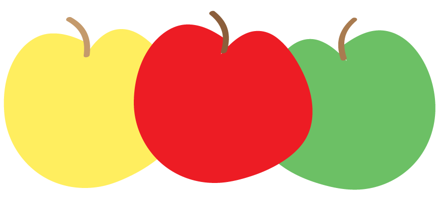 Free Apple Clipart and printables for art projects, teachers