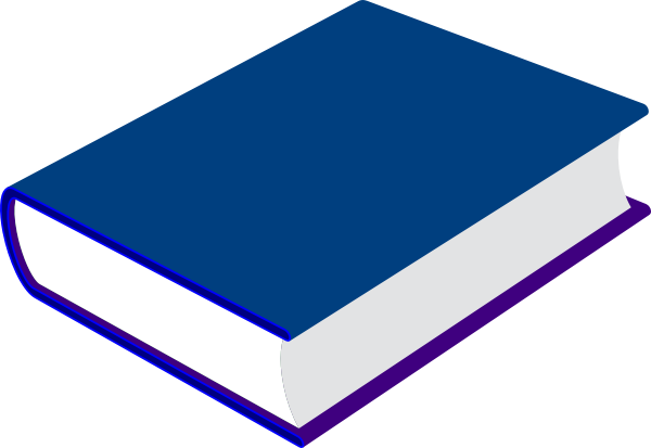 Blue Book Clip Art 