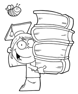 Education Clip Art Black And White_745353