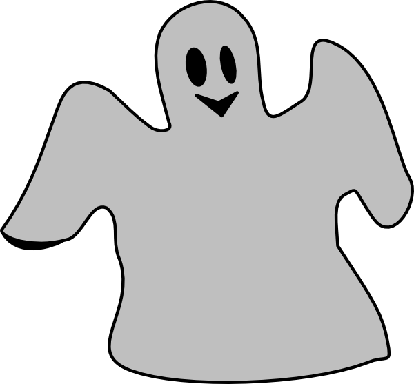 Cute baby ghost clipart 