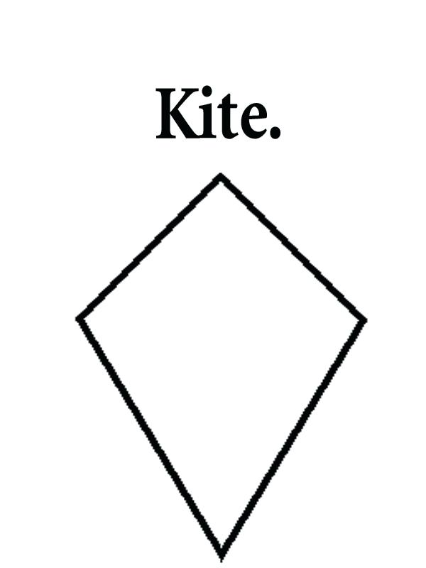 Kite Black And White Clipart_793762