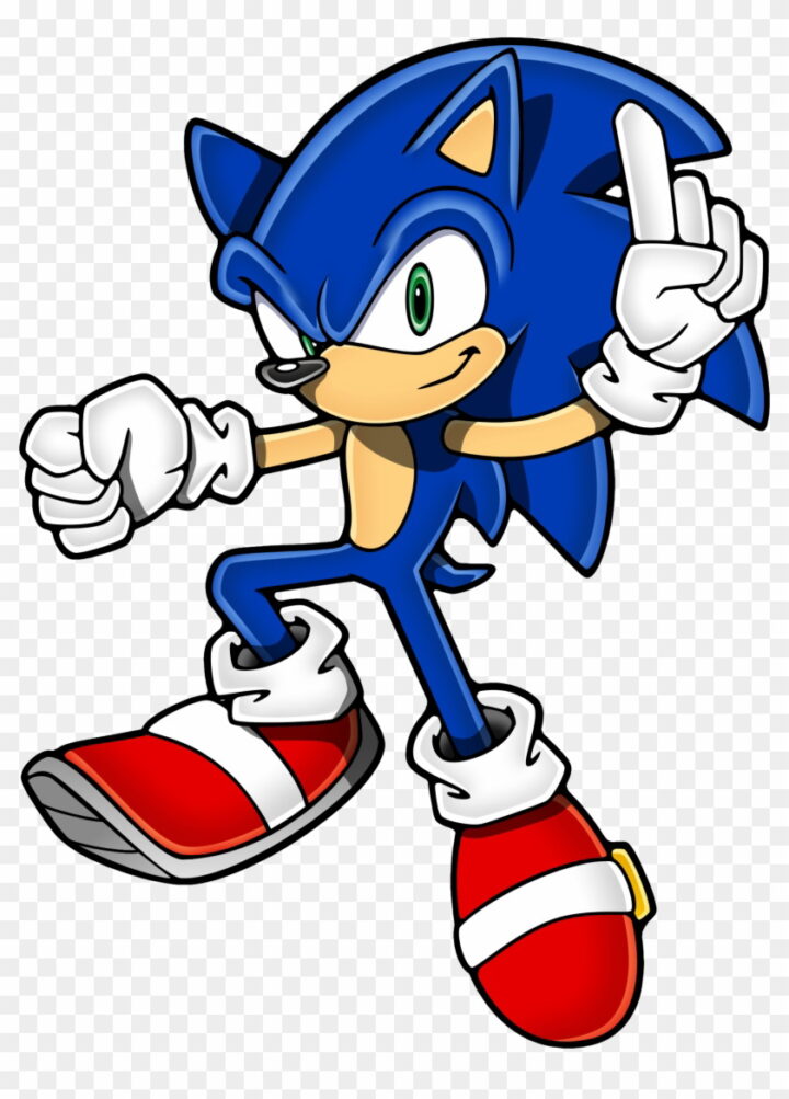 Sonic The Hedgehog Clipart Channel Draw Sonic Channel Style Art 