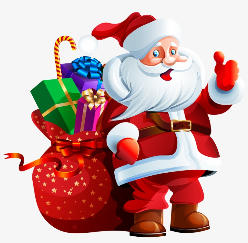 Santas Clip Art Library