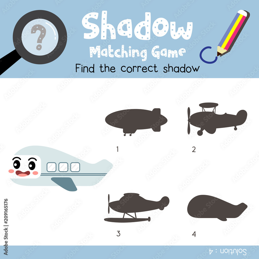 Airplane Shadows Clip Art Library