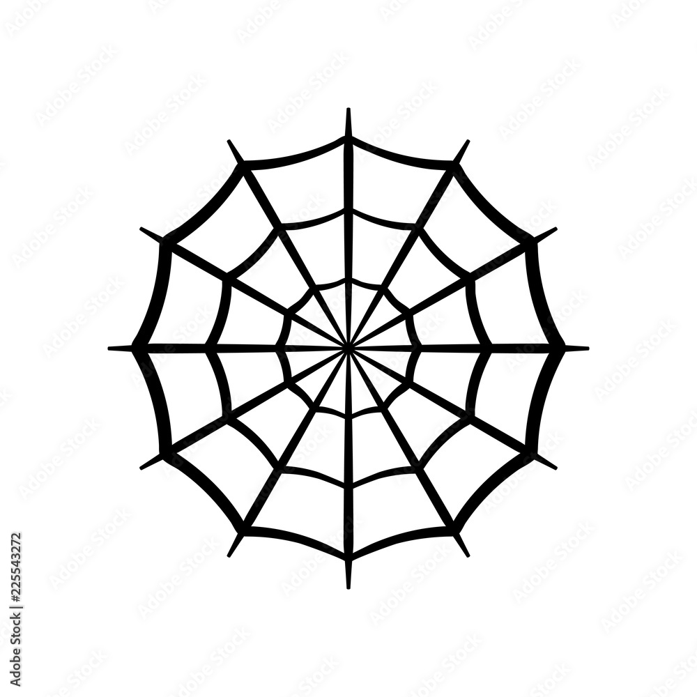 Spider Web Clip Art Spooky Halloween Clip Art Digital Stamps