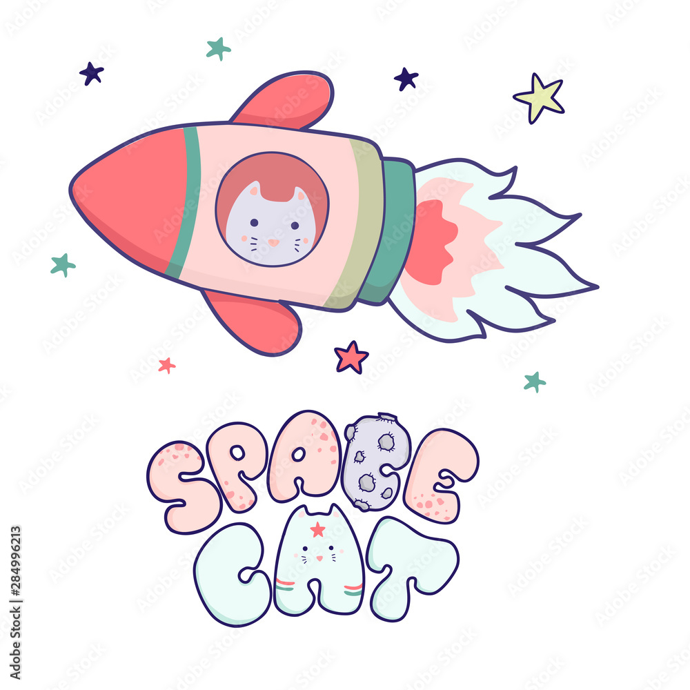 Space Fun Clipart Set By Poppymoon Design TheHungryJPEG Clip Art