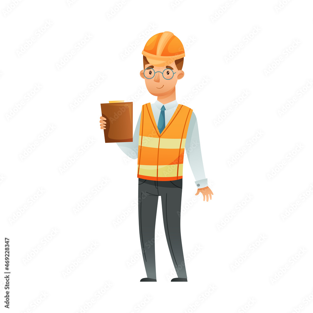 A Male Engineer With Helmet Stock Vector Image Art Alamy Clip Art