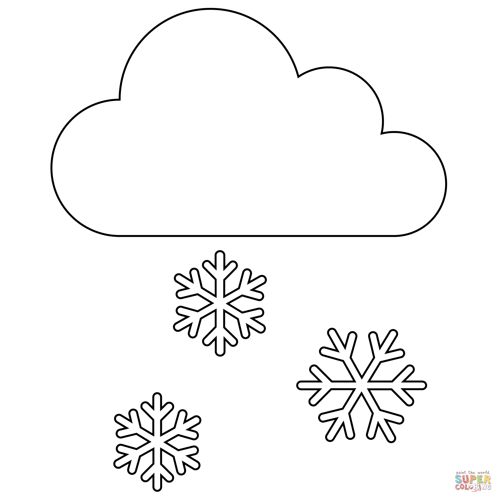 Snow Cloudss Clip Art Library