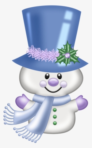 Snowman Wearing Purple Scarf And Hat Clip Art Snowman Wearing Clip