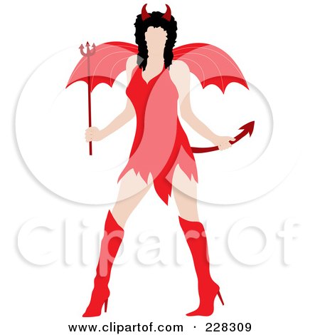 Female Devils Clip Art Library