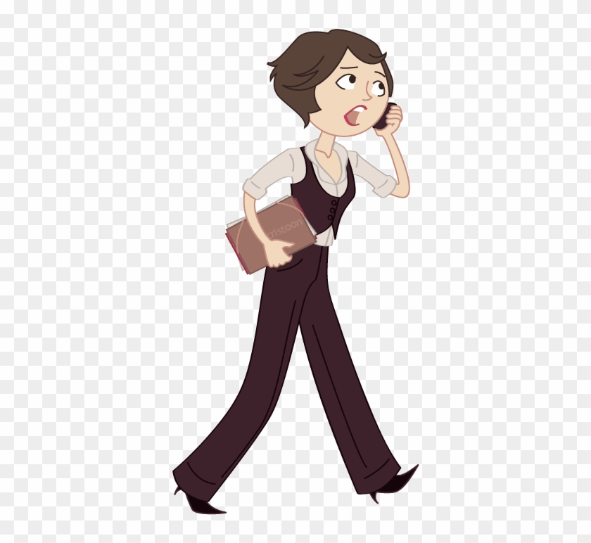 Girl Works Clip Art Library