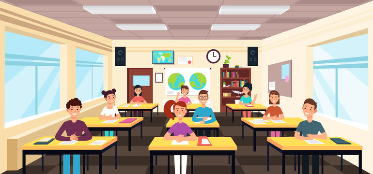 Classroom Cartoons Clip Art Library