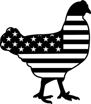 American Flag Chicken Rooster Gifts Merchandise For Sale Redbubble