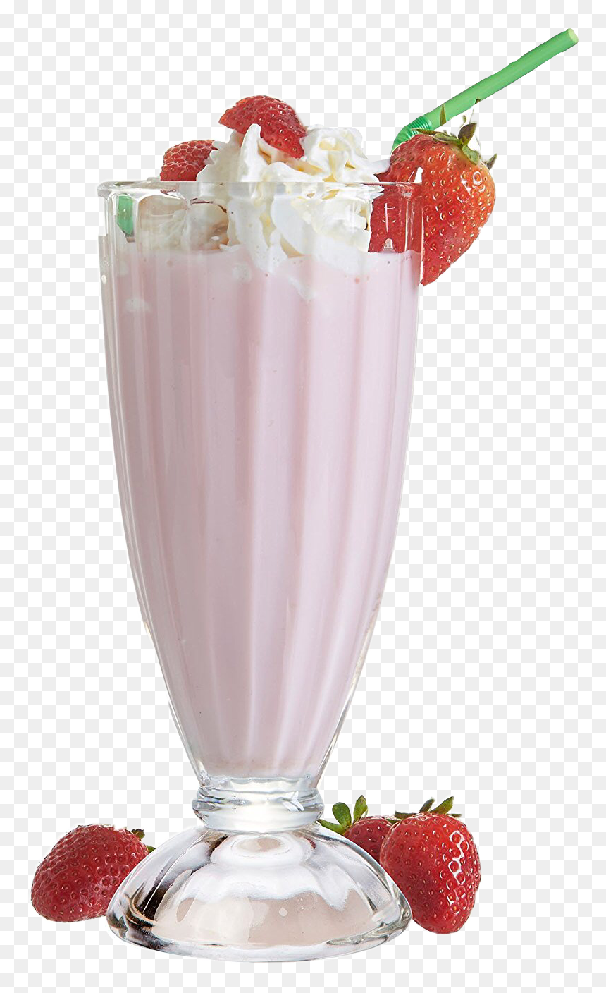 Cartoon Strawberry Milkshake Svg Clipart Hand Drawn Strawberry