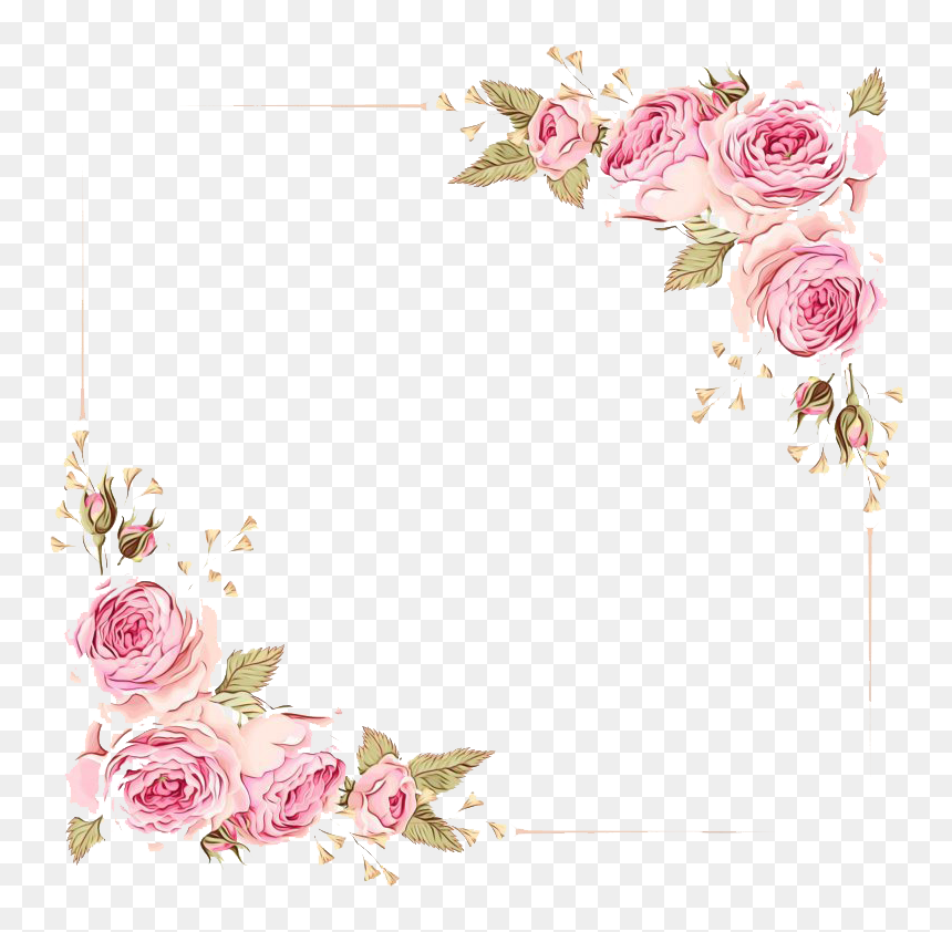 Flowers Frames Clipart In Transparent PNG Clip Art Library