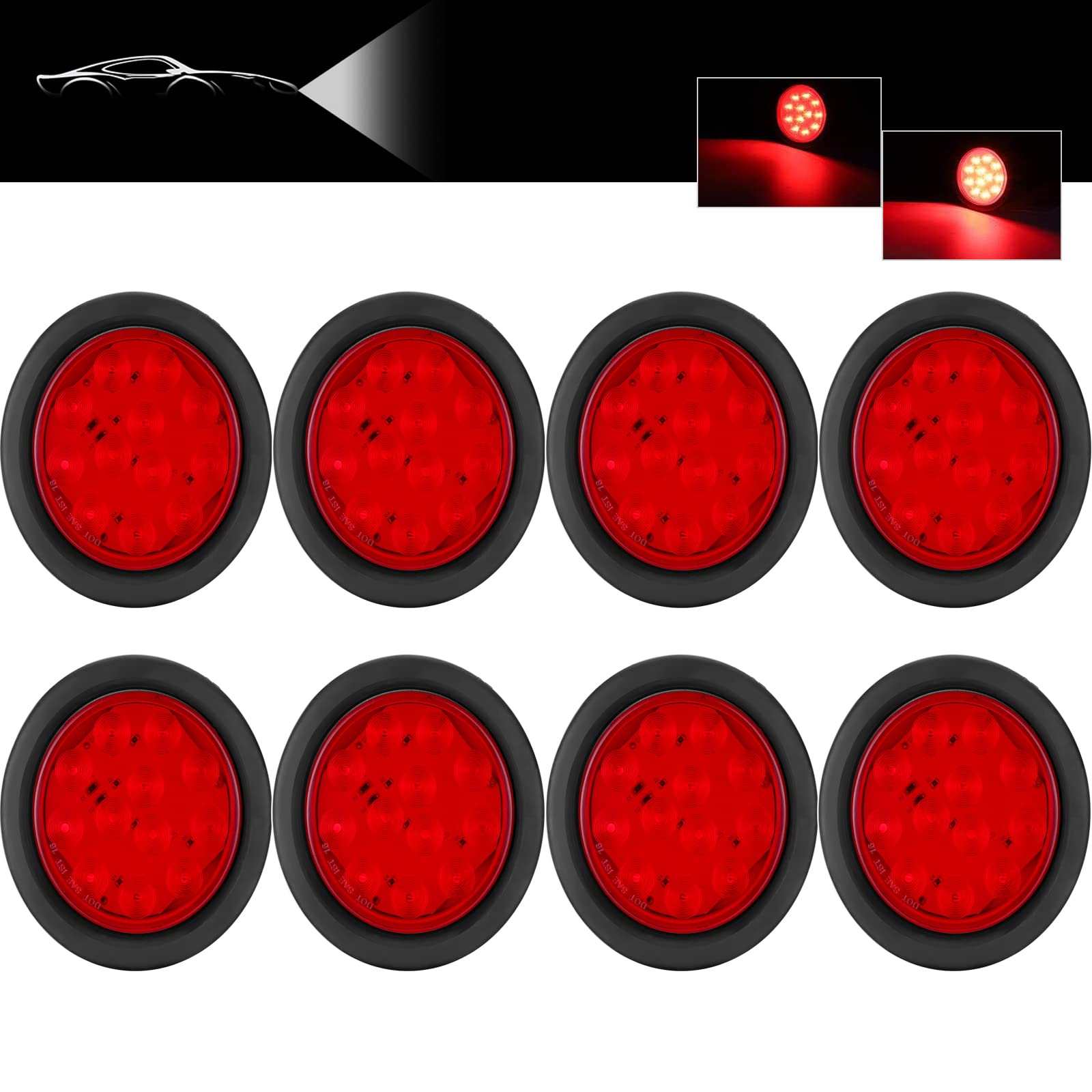 Light Emitting Diode Lighting Automotive Tail Brake Light Clip Art