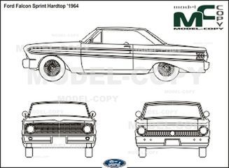 Capture The Classic Style Of The Ford Falcon With Cliparts Clip Art