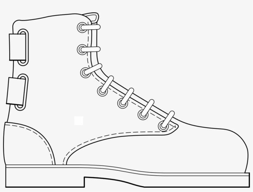 Boot Outlines Clip Art Library