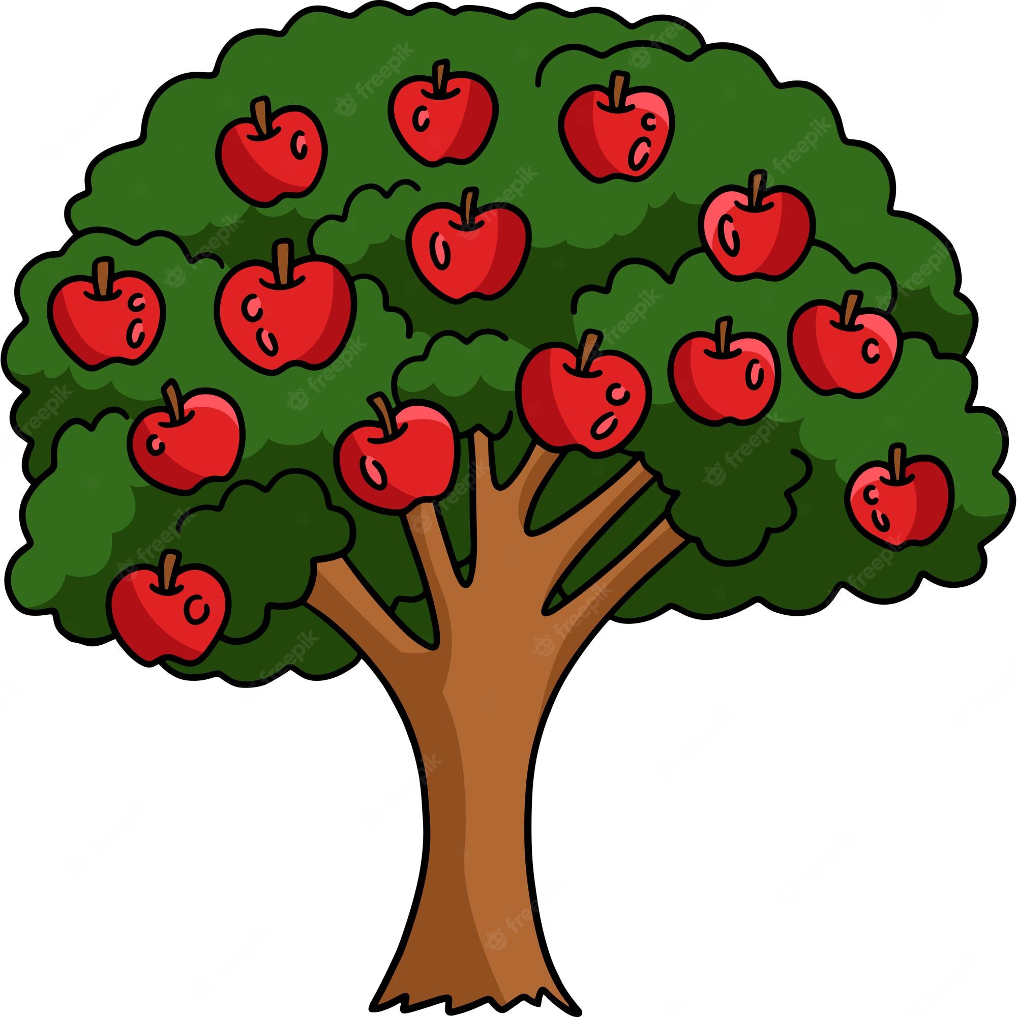 Apple Tree With Fallen Apples Apple Tree Clipart X Png Clip Art Library
