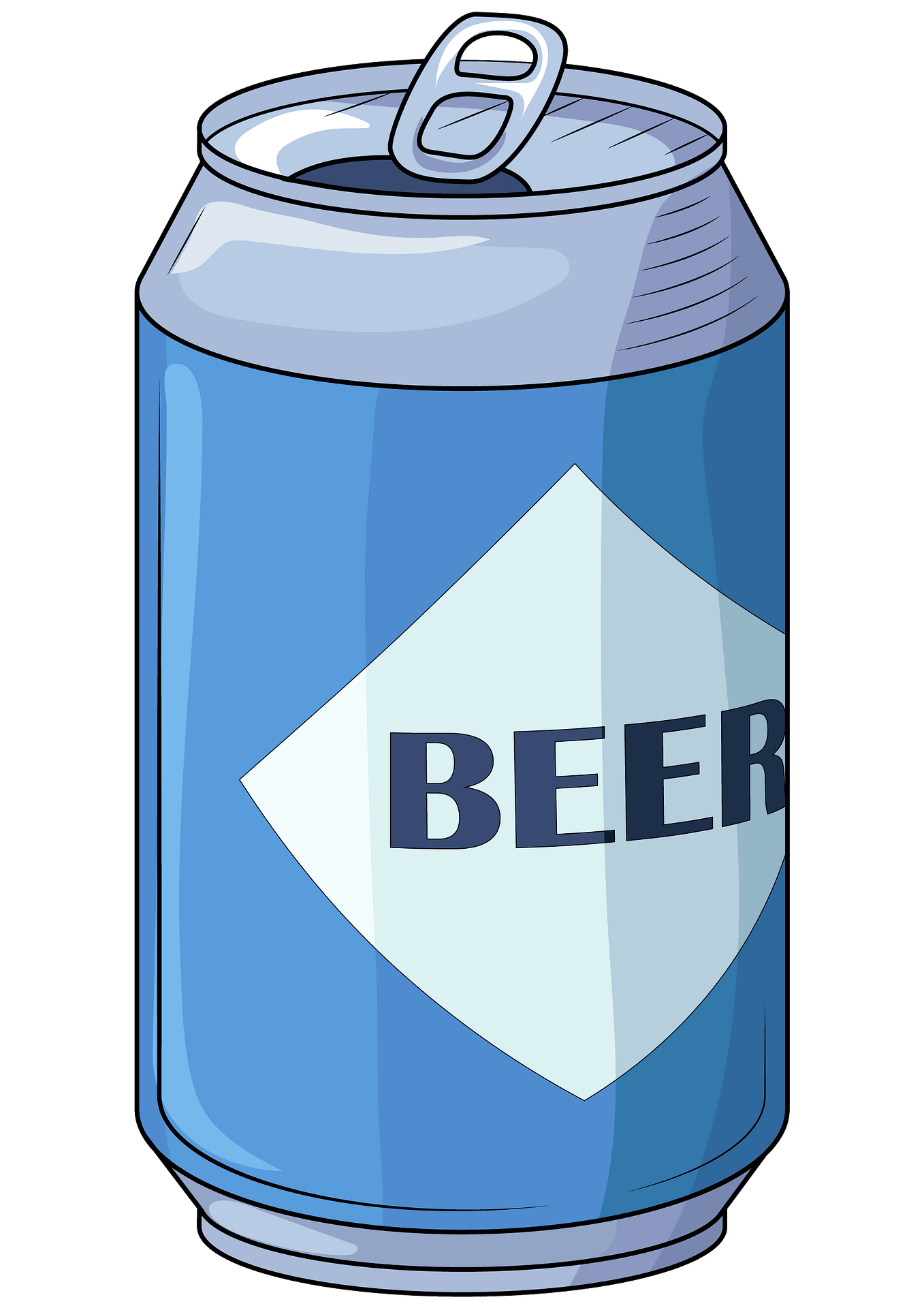 Clip Art Vector Graphics Steel And Tin Cans Drink Can Openclipart