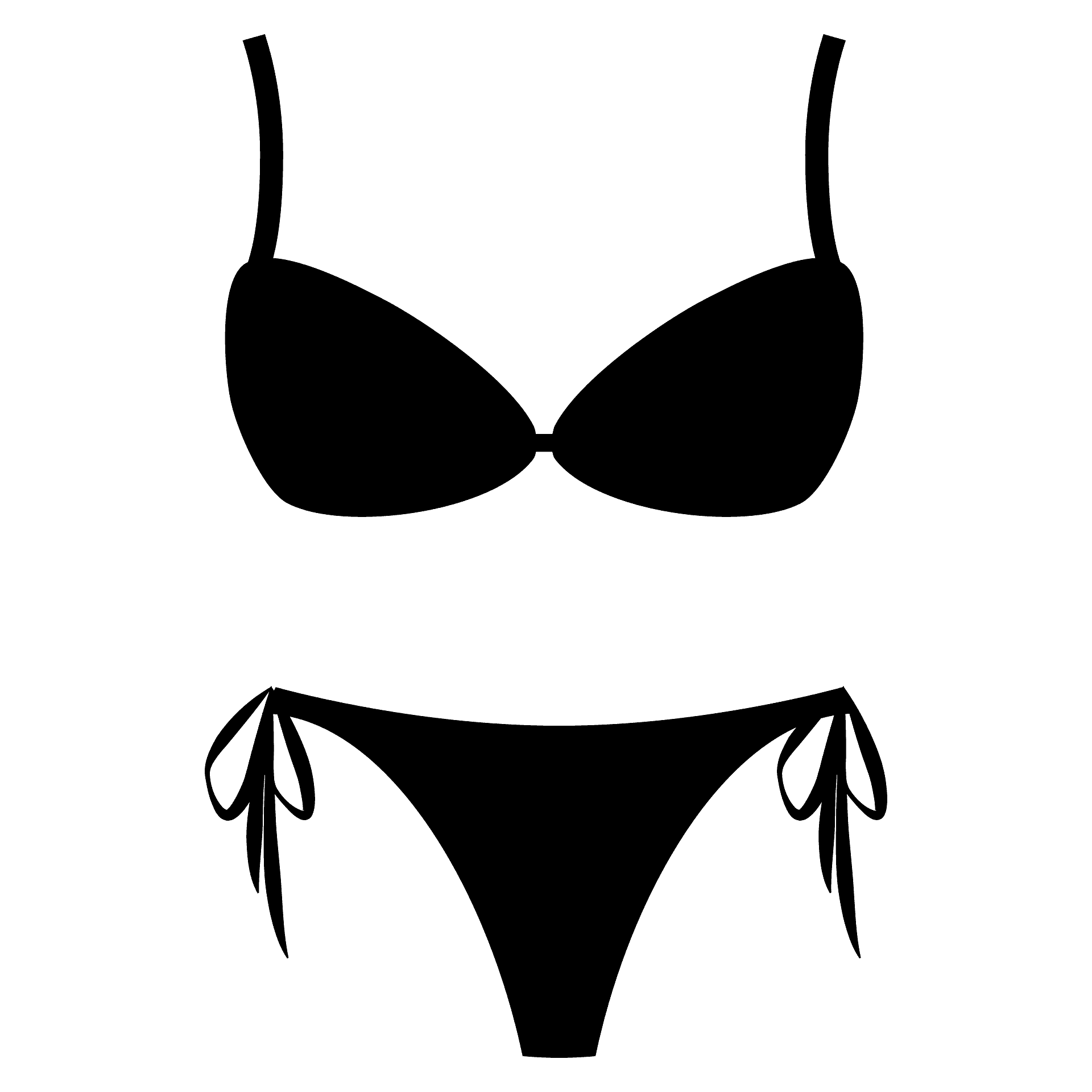 Sexy Bra White Transparent Cute Vector Bra Sexy Swimsuit Clip Art