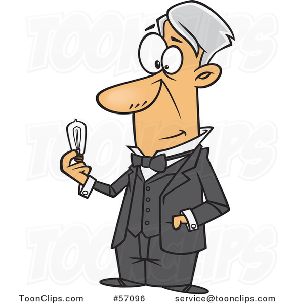 Thomas Edison Americans That Matter Clip Art Library