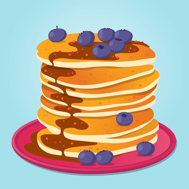 Blueberry Pancakes Clipart Png Images Fig Berry Blueberry Clip Art