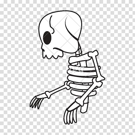 Vector Drawing Of Reclining Skeleton Public Domain Vectors Clip Art