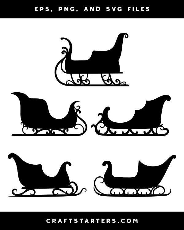 Sleigh Silhouettes Clip Art Library 12145 Hot Sex Picture