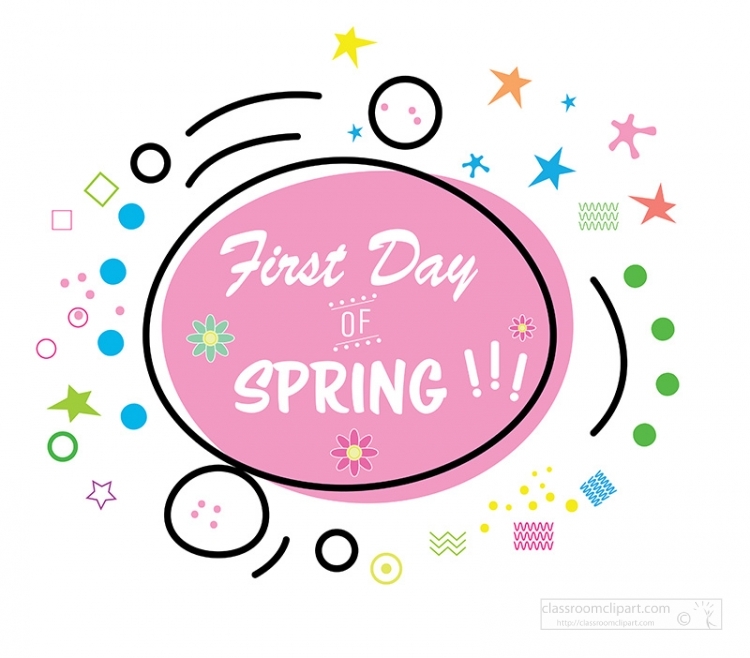 First Day Of Spring Clip Art Library