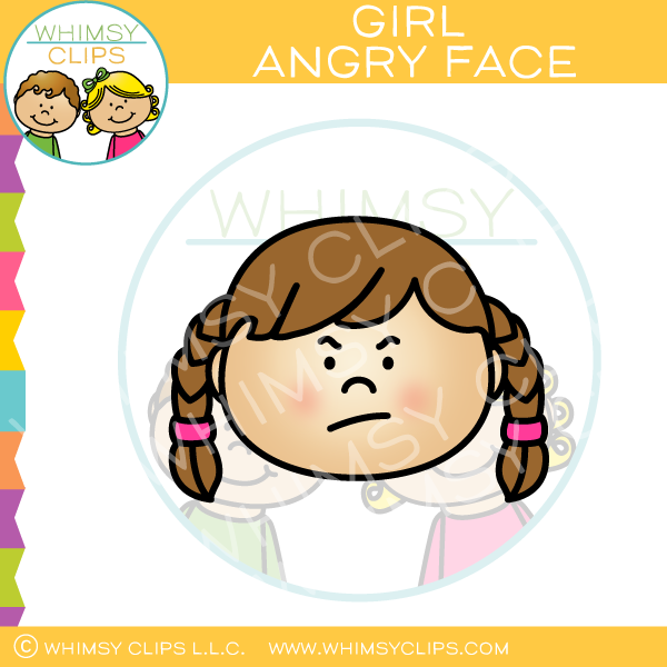 Angry Face Clipart Angry Girl Face Clipart Png Image Clip Art Library