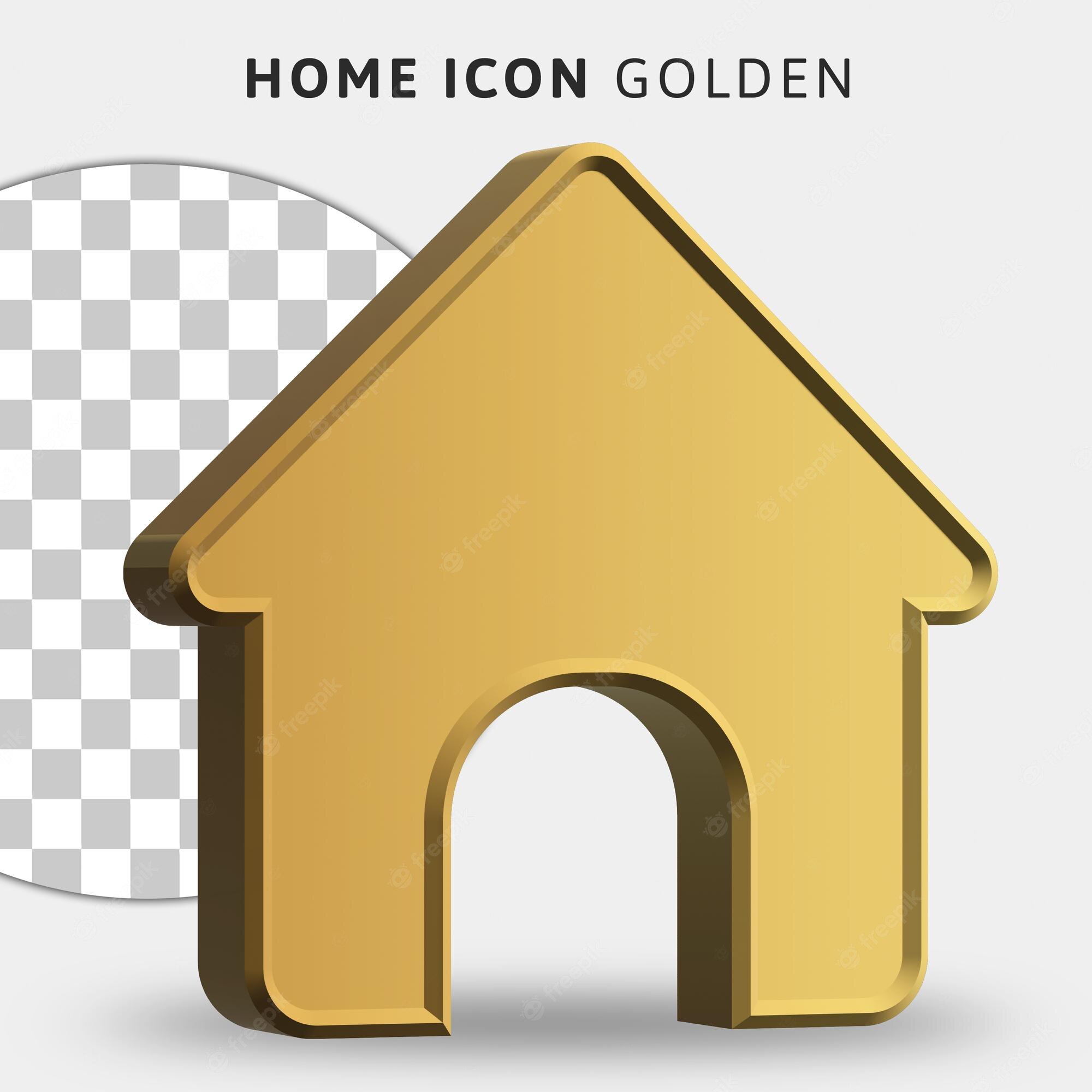 Gold House Clip Art At Clker Vector Clip Art Online Royalty