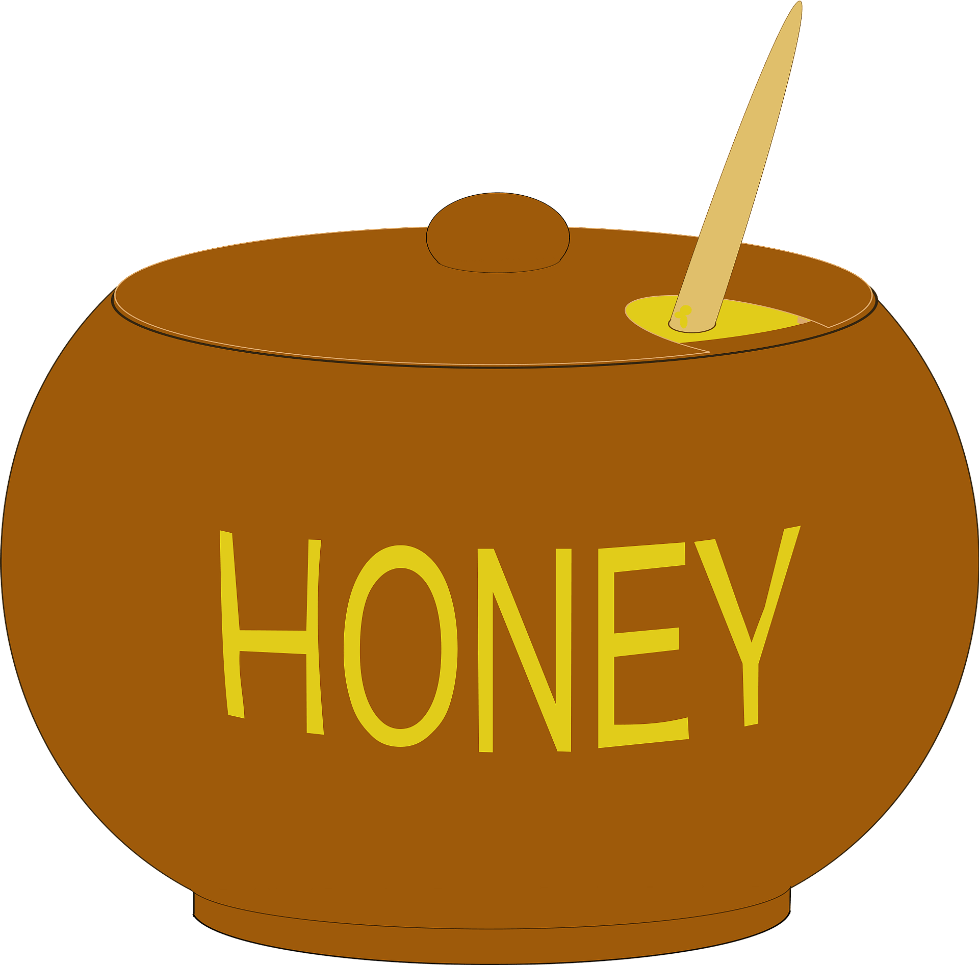 Winnie The Pooh Honey Pot Clip Art Pote De Mel Do Pooh Hd Png Clip