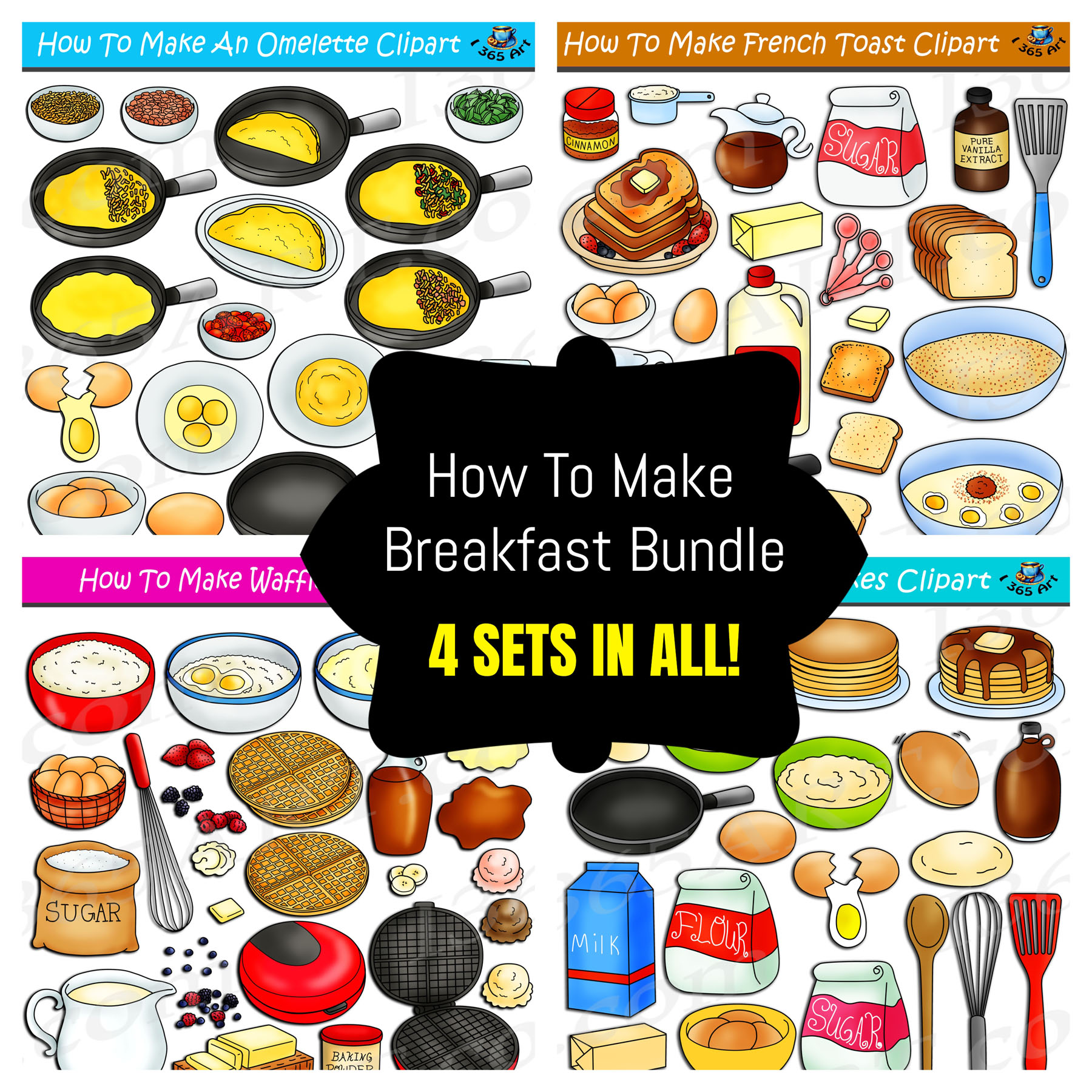 Food Clipart Breakfast Cake Clip Art Sweet Treat Bakery Clip Art Clip