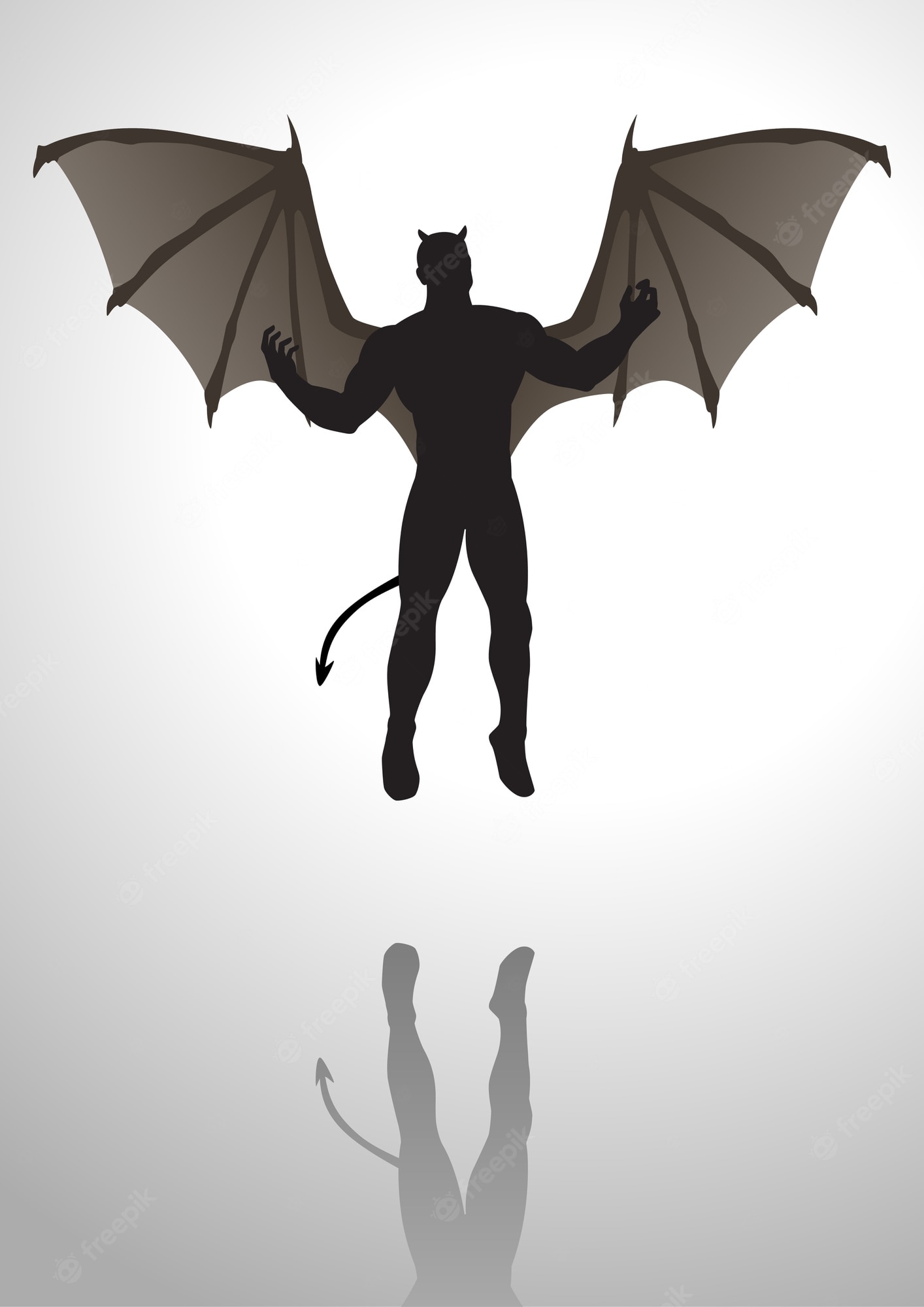 Devil Silhouettes Clip Art Library