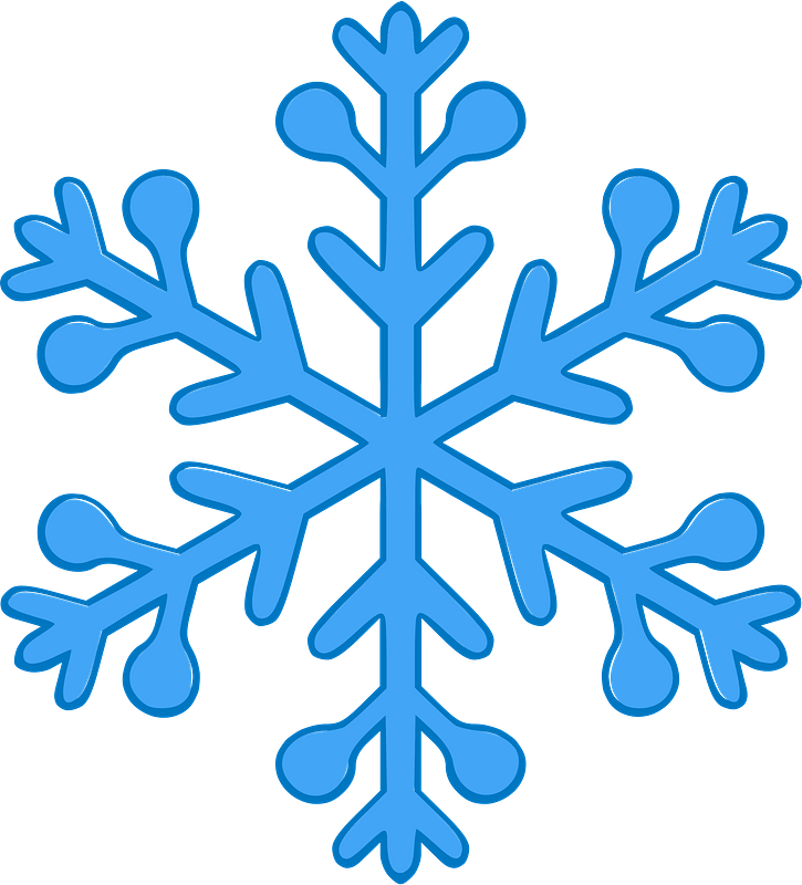 Simple Snowflake Clipart Snowflake Clip Art Frost Icon Free Clip Art Library