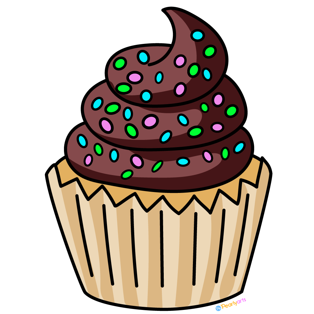 Cute Cupcake Clip Art Pink Cupcake Pink Cupcake With Sprinkles