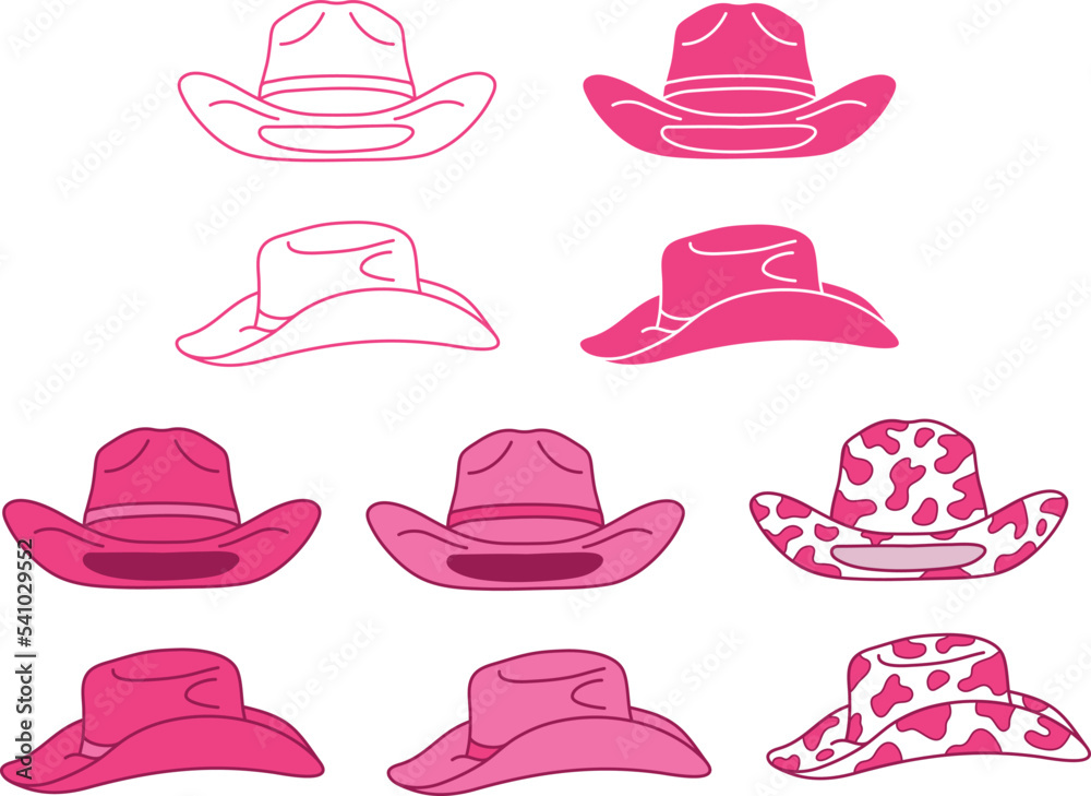 Cowgirl Hat Western Clipart Graphic By Fantasydreamworld Clip Art