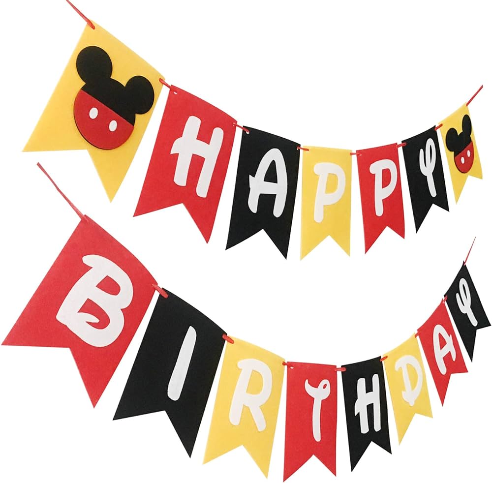 Mickey Mouse Best Birthday Ever Ear Hat For Adults Clip Art Library