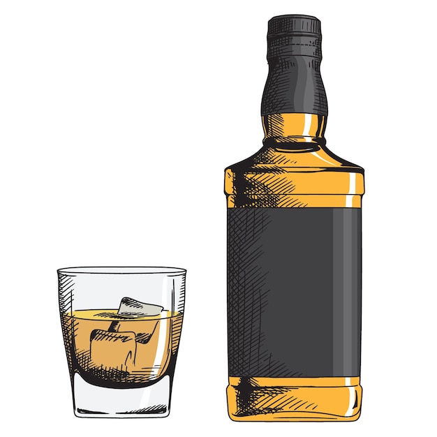 Shot Glass Svg Whiskey Clipart Ice Vector Alcohol Silhouette Clip