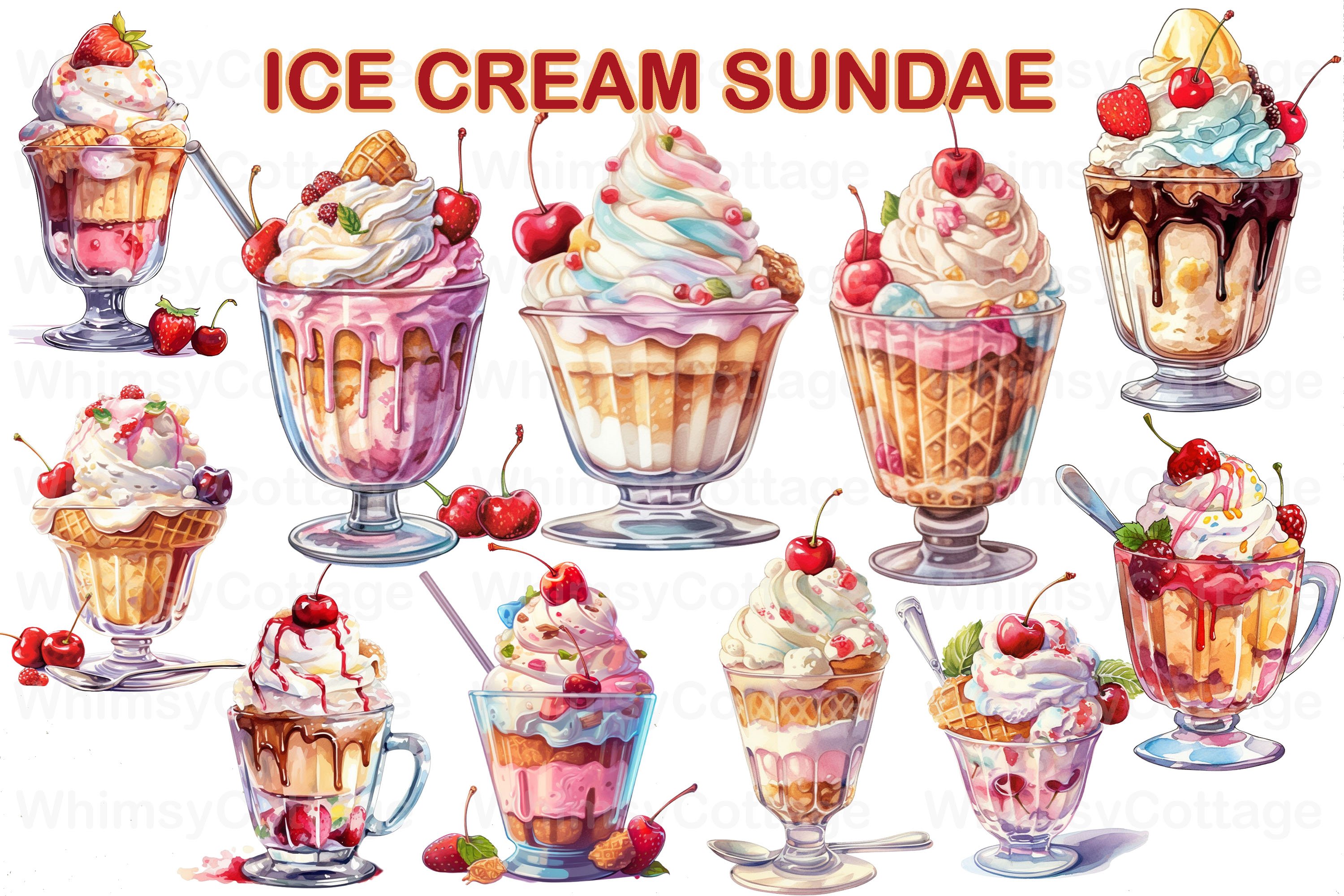 Ice Cream Friends Clipart Build A Sundae Clipart Clip Art Library