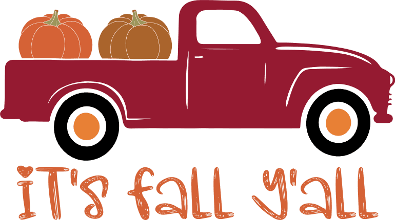 Fall Red Pickup Truck Pumpkin Truck Vintage Red Truck Fall Etsy