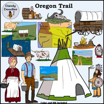 Oregon Trail Clip Art Oregon Trail Oregon Trail Activities Clip