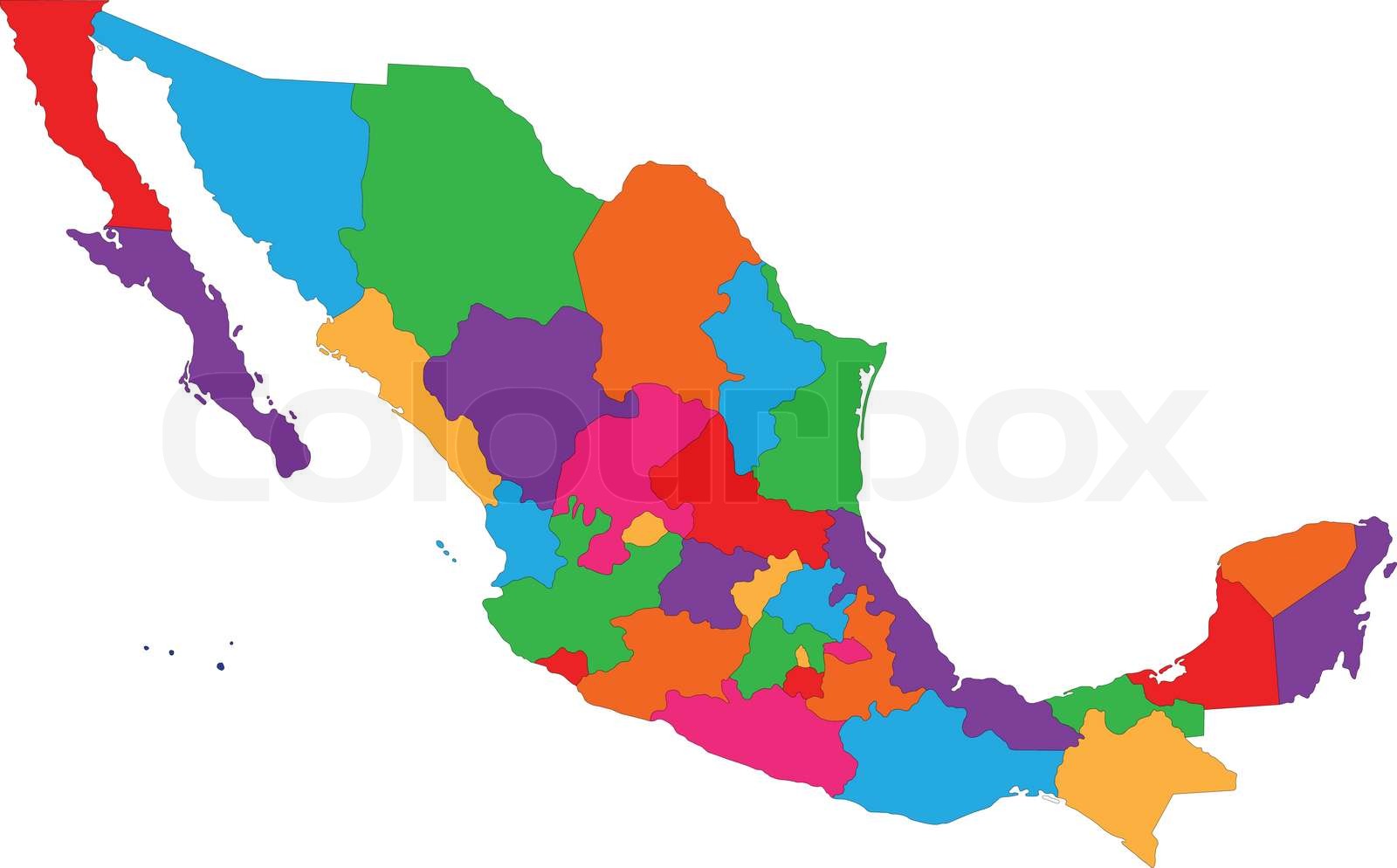 Country Maps Clipart Photo Image Mexico Map Clipart Clip