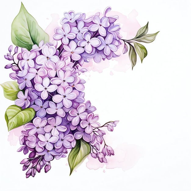 Lilac Flowers Clip Art Lilac Flower Clipart Transparent PNG Clip