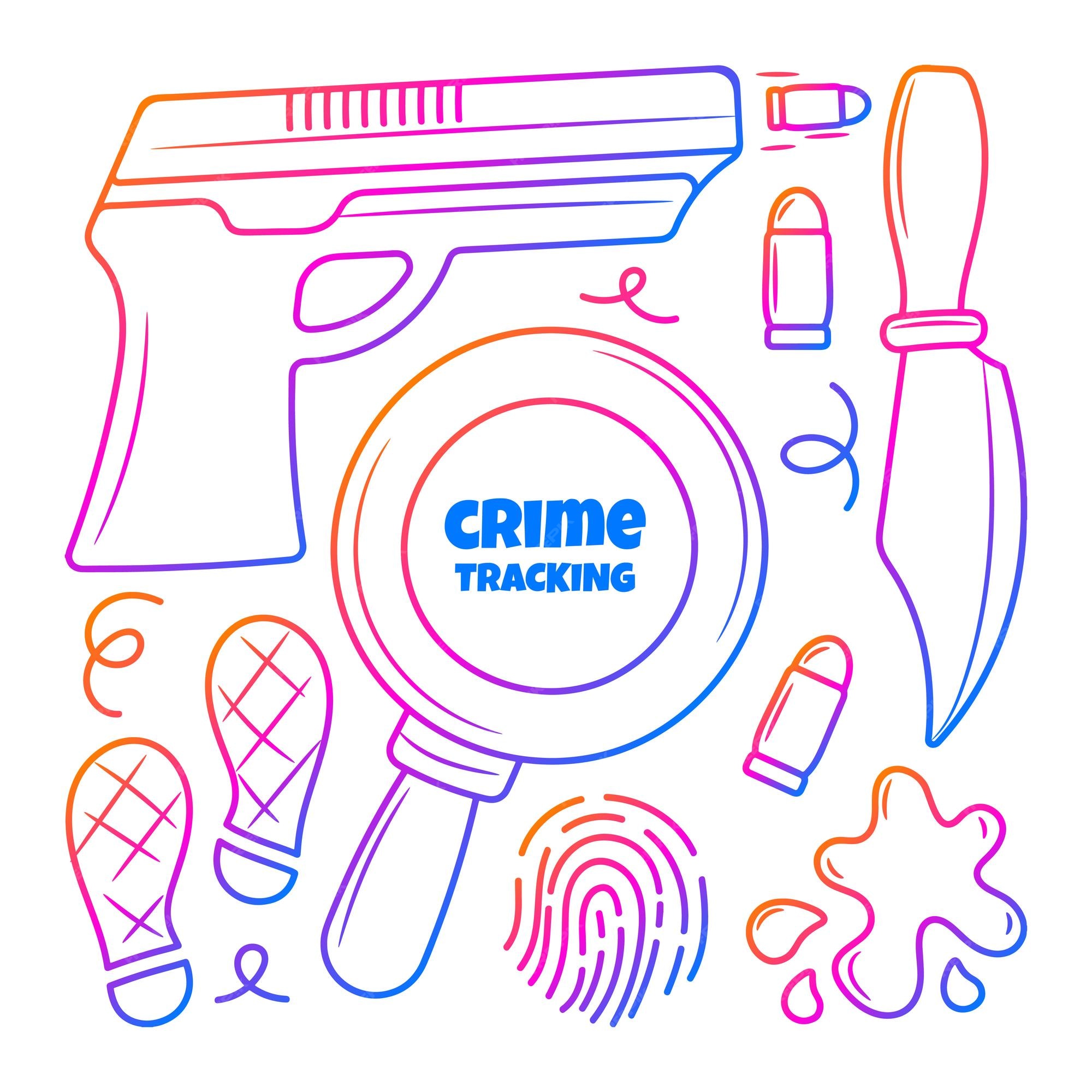 Crime Scene Investigator Clip Art Illustrations Royalty Free