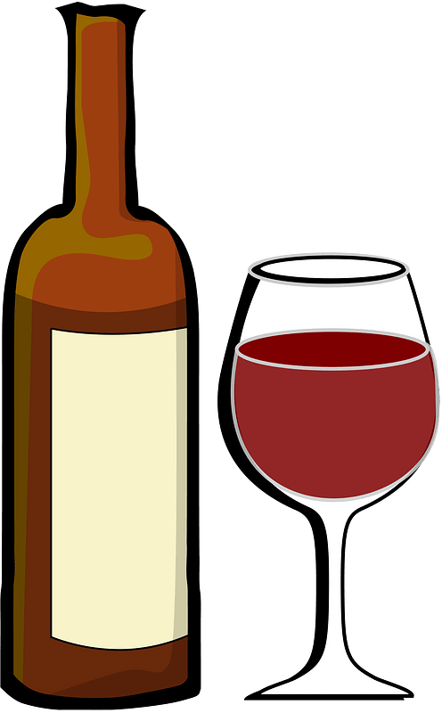 Wine Bottle And Glass Clipart Transparent Png Hd Wine Glass Clip Art