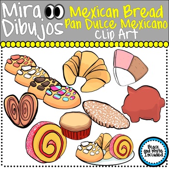 Concha Pan Dulce Mexican Sweet Bread Graphic By HugHang Art Clip