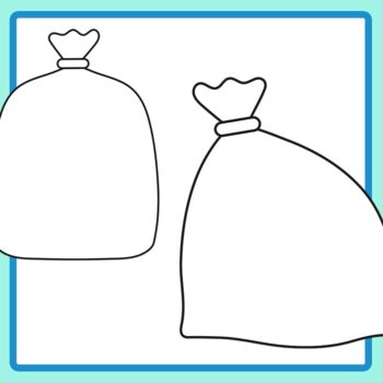 Trash Bag Full Of Waste Clipart Set Clip Art Library